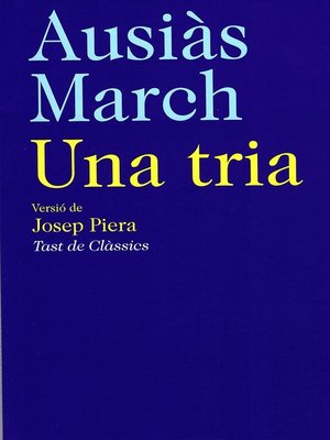 cover image of Una tria